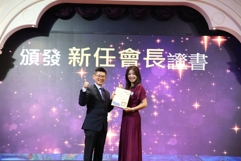 侯湘婷近來成了家長會長。（翻攝南屯國小臉書）