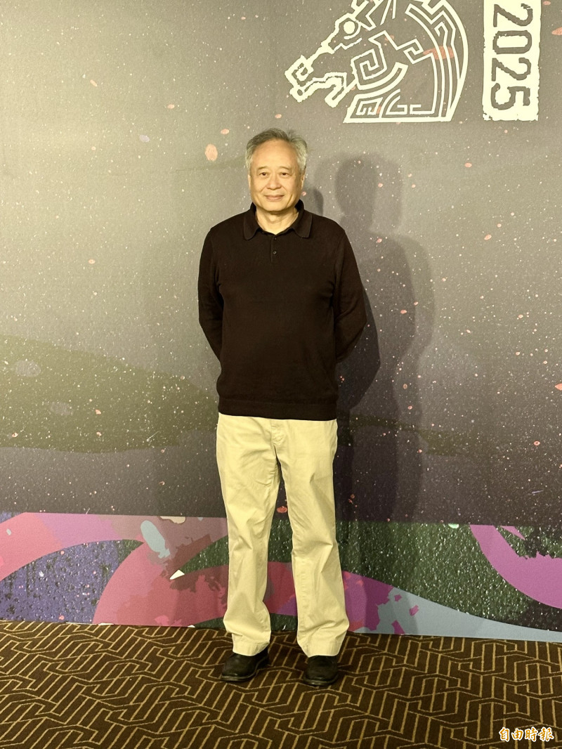 導演李安出席《斷背山》金馬影展映後大師講堂。（記者許世穎攝）