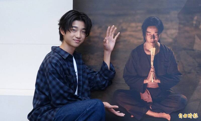 白潤音聽聞范冰冰要演他媽，直呼被嚇到了。（記者潘少棠攝）