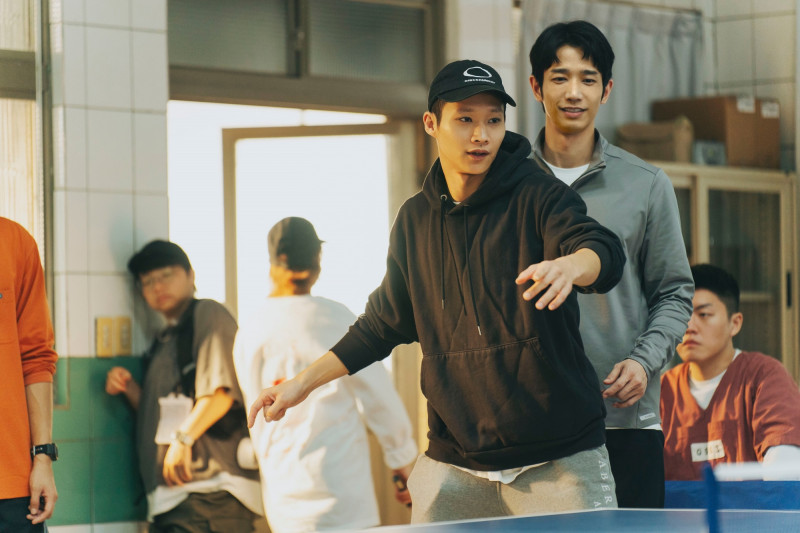 黃冠智首次擔任桌球動作設計壓力山大失眠。（愛奇藝國際版、壹壹影業提供）