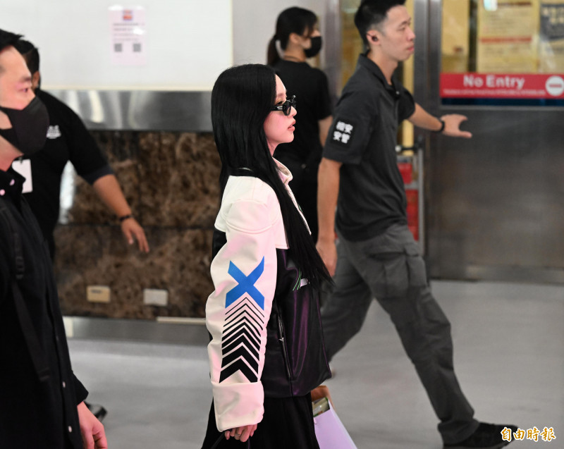 TWICE的MINA。（記者李惠洲攝）