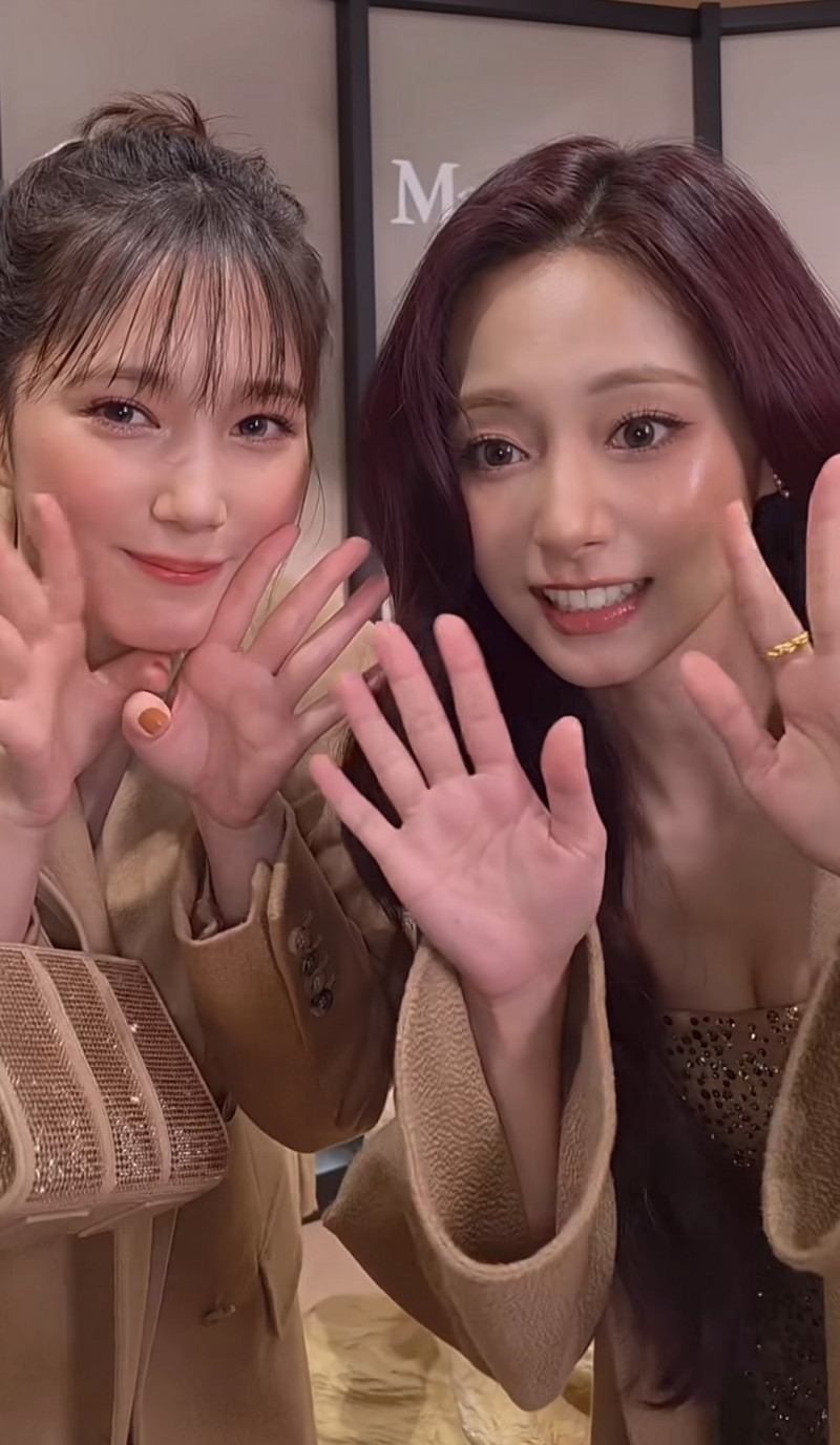 子瑜與本田翼同框，被網友大讚奇蹟合體。（翻攝IG）