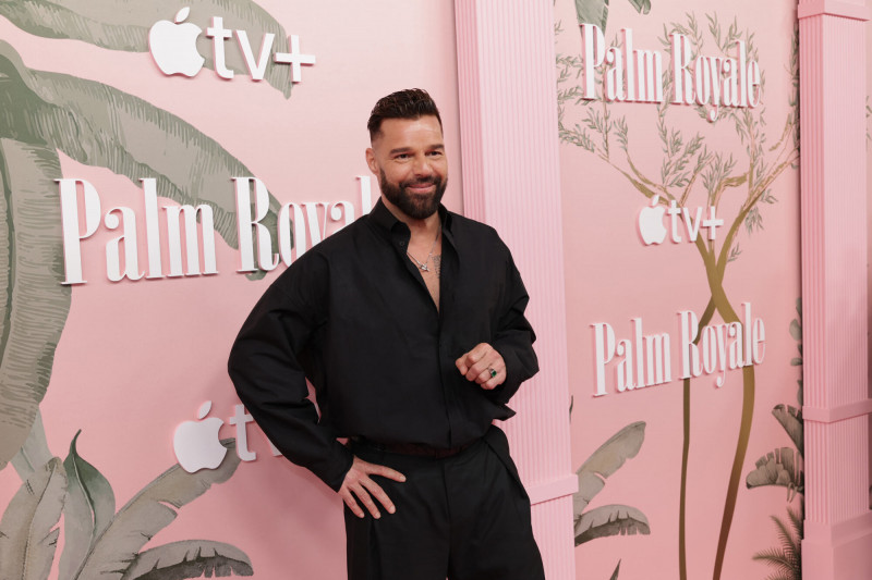 瑞奇馬汀直說很開心能參與影集《媛夢棕櫚灘》的演出。（Apple TV 提供）