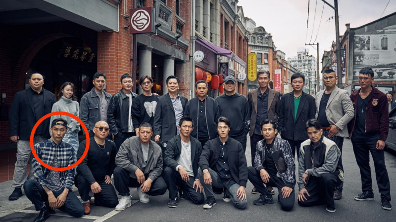 《角頭》大哥們之中可以看到林道禹的身影。（翻攝自IG）