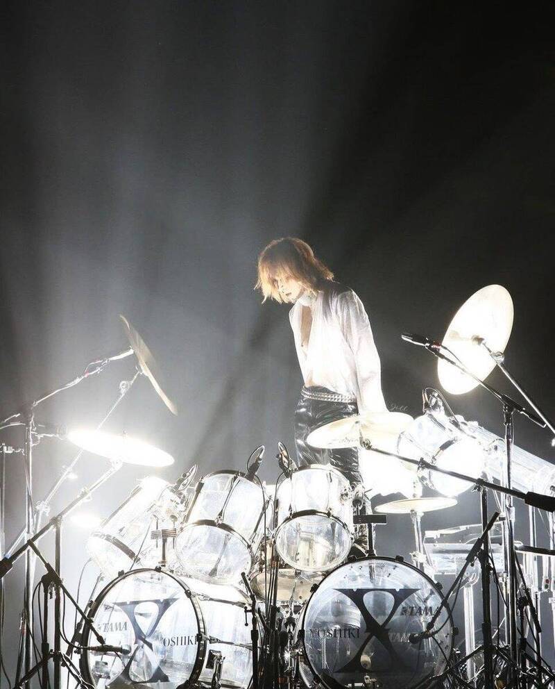 YOSHIKI成為日星捐款給宏福苑火災第一人。（翻攝自X）