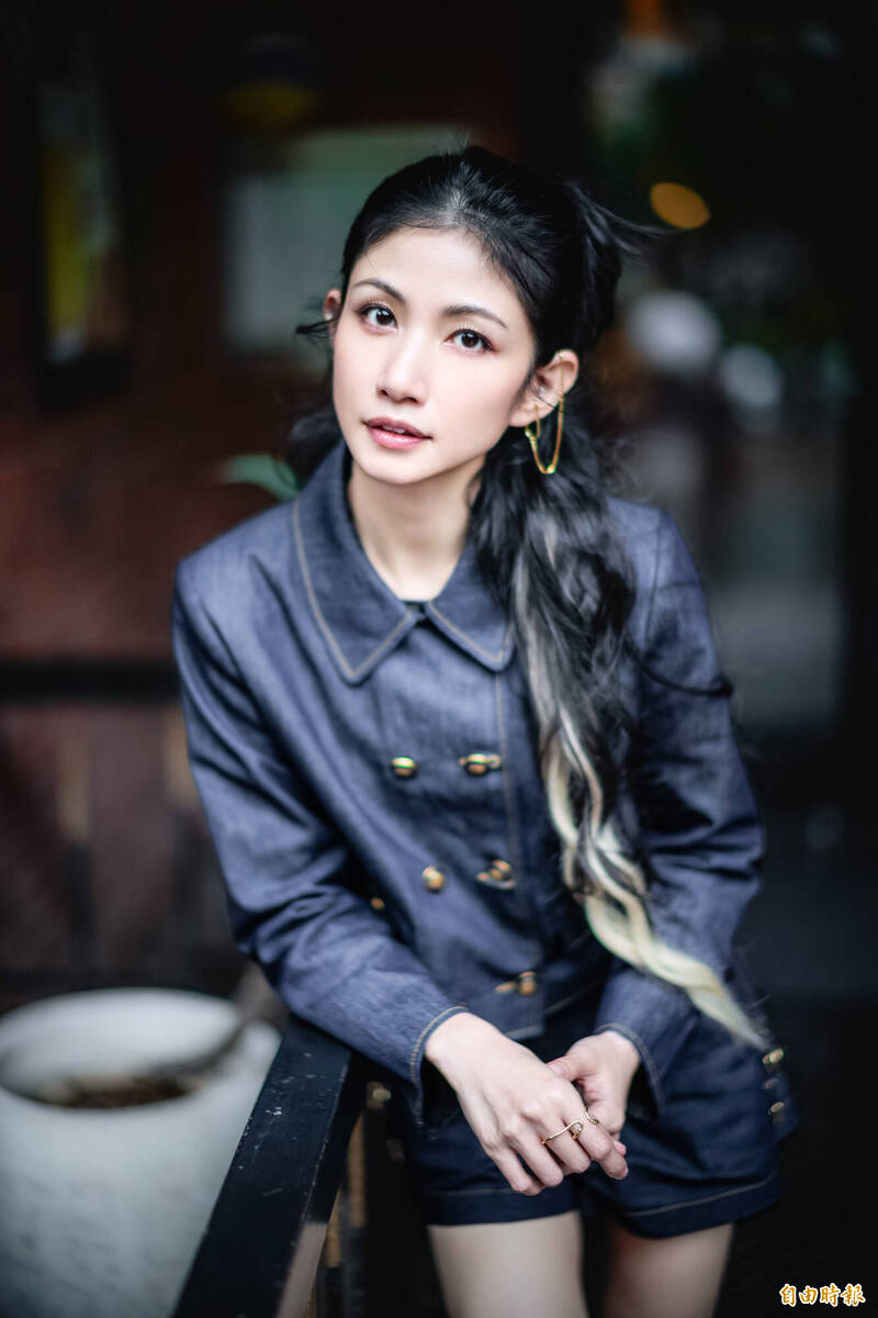 李千娜夢到顏正國，勾起許多往日回憶。（記者王文麟攝）