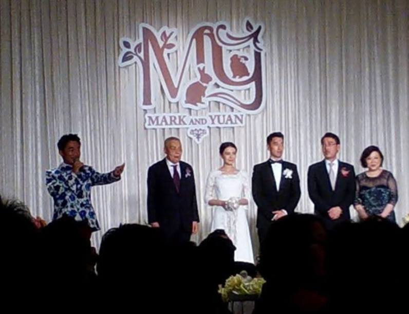 湯志偉11年前的11月28日參加趙又廷與高圓圓的禮宴。（翻攝自臉書）