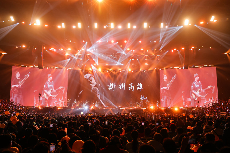 周華健感謝高雄粉絲熱情支持。（滾石提供）