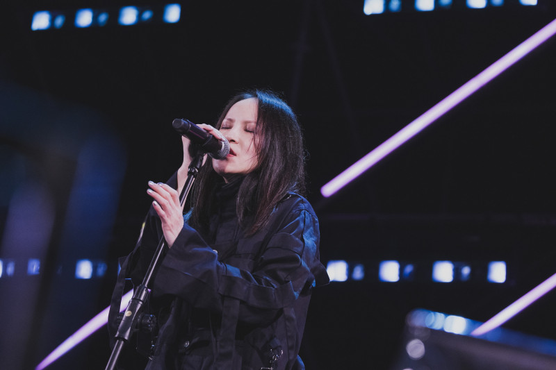 楊乃文也唱了經典曲《星星堆滿天》。（簡單生活節提供）