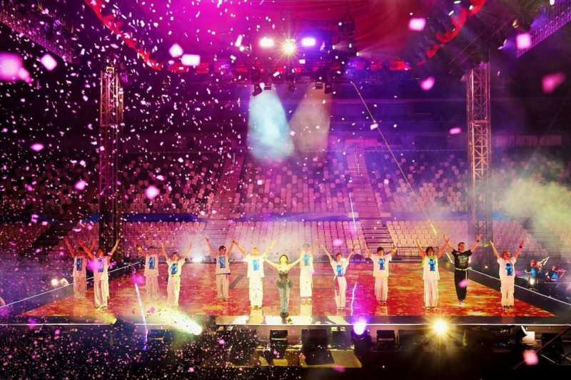 濱崎步完成上海場「空席開唱」演出，足以被寫入歷史。（翻攝自IG）
