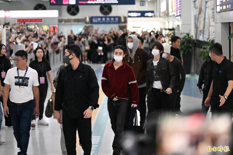 CORTIS首來台灣！趙雨凡回家掀千人暴動。（記者李惠洲攝）