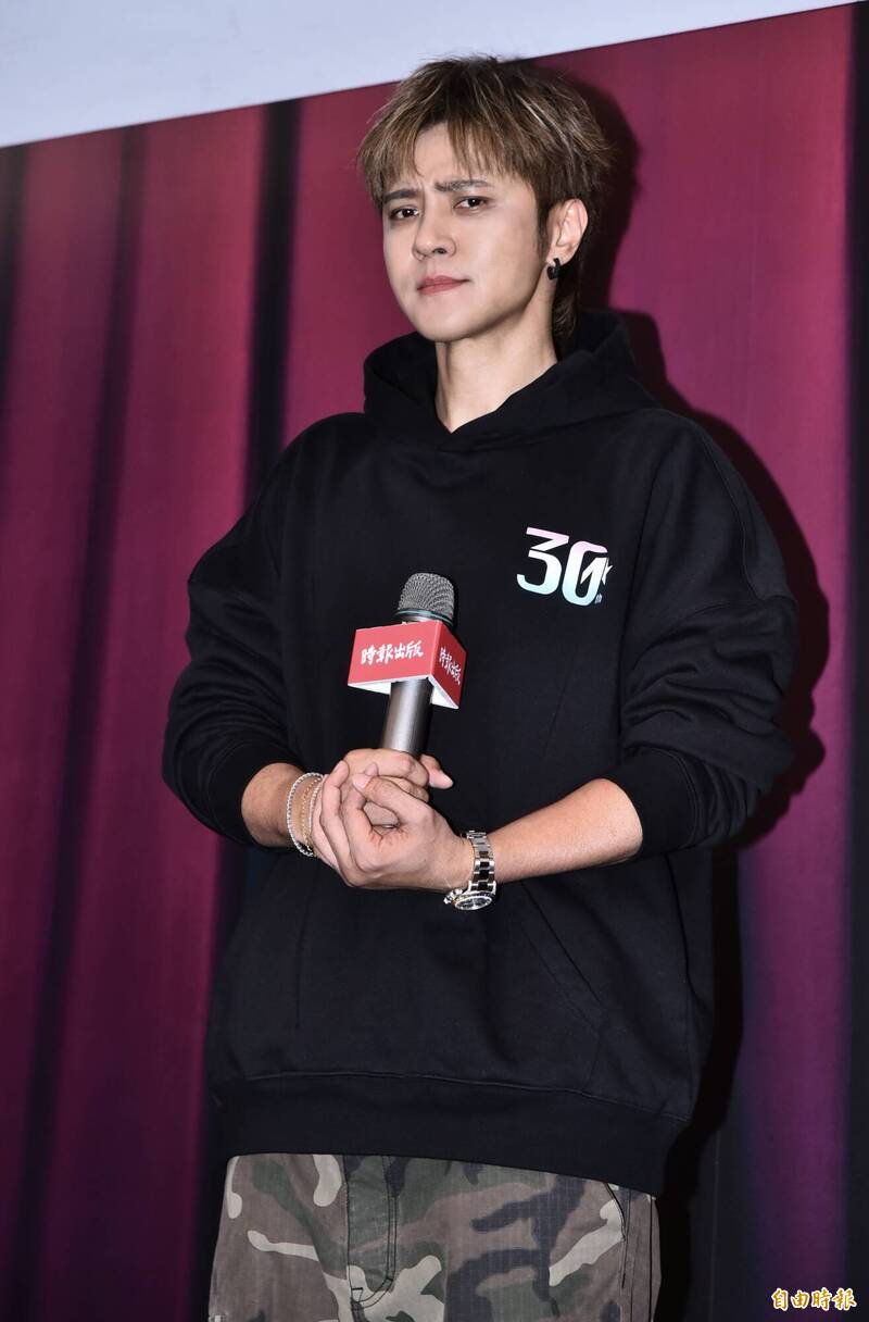 羅志祥簽書暨記者會。（記者陳奕全攝）