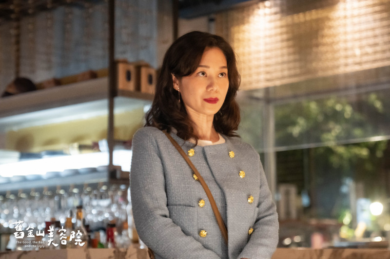 涵冷娜在《舊金山美容院》飾演章廣辰的母親「王柔儀」。（TVBS提供）