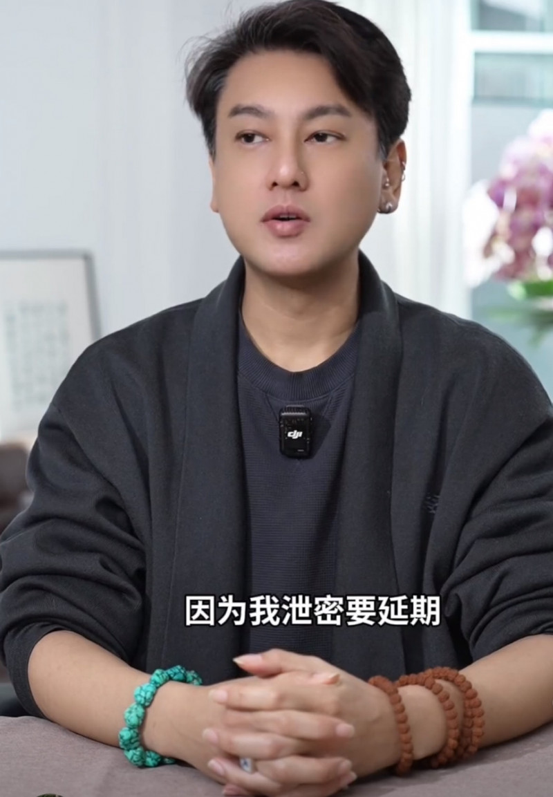 朱孝天今透過影片指稱，自己被片面斷了聯繫。（翻攝自微博）