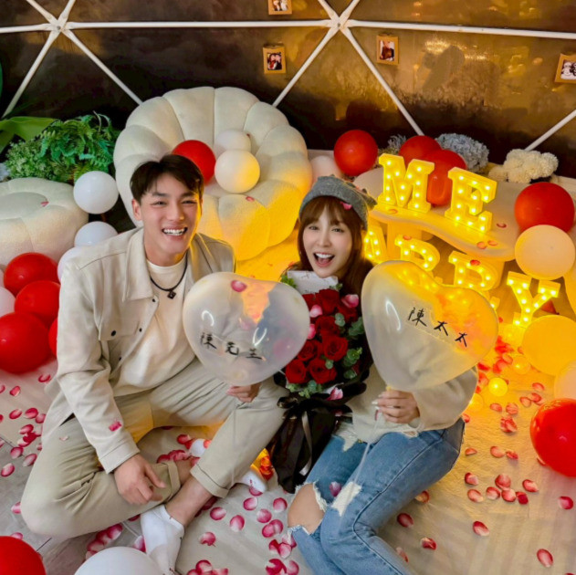 中職CP要結婚了！陳晨威求婚中信女神成功 告白啾啾：妳是我的一半