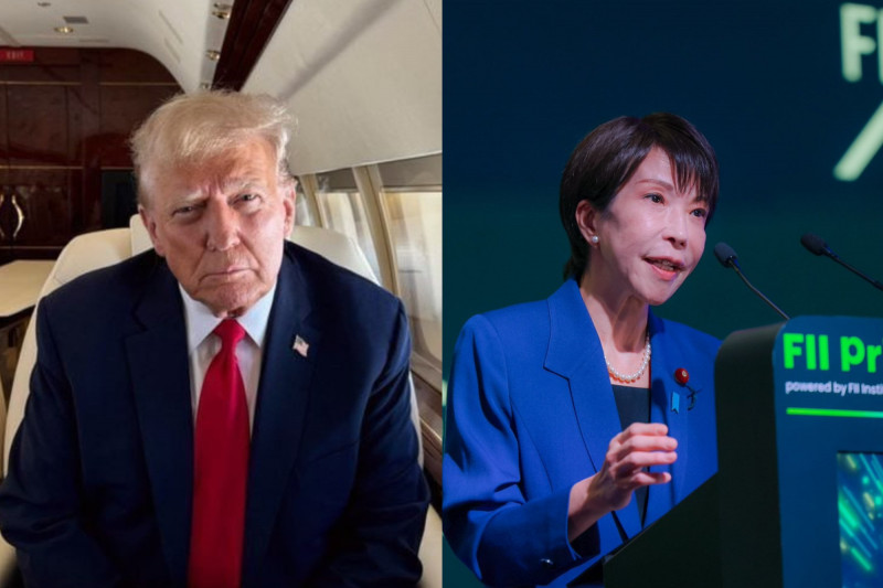 川普推出「對等關稅」掀起全球金融震盪，日本首相高市早苗強調台海議題也引來中國制裁。（翻攝自X）