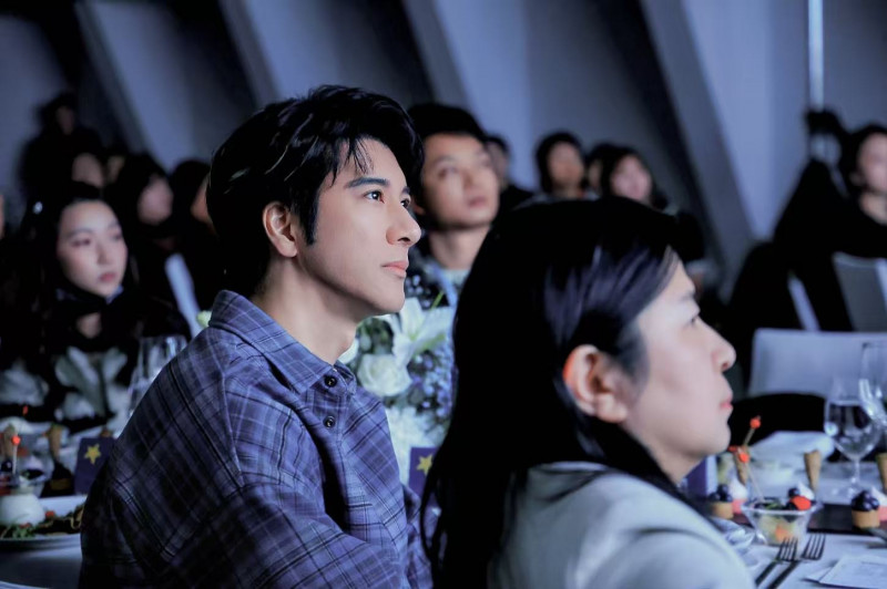 王力宏出席公益活動感動落淚。（西東音樂提供）