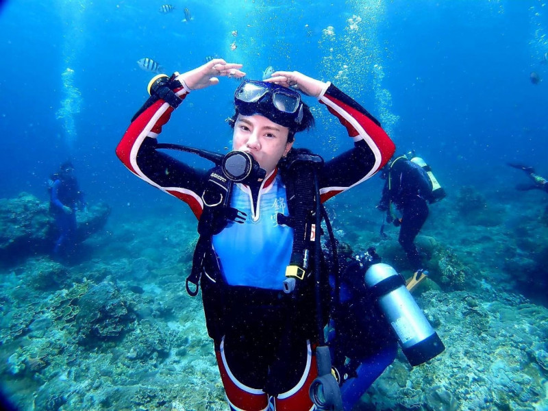 錦雯籌備第六年的「海陸倒數」。（民視提供）