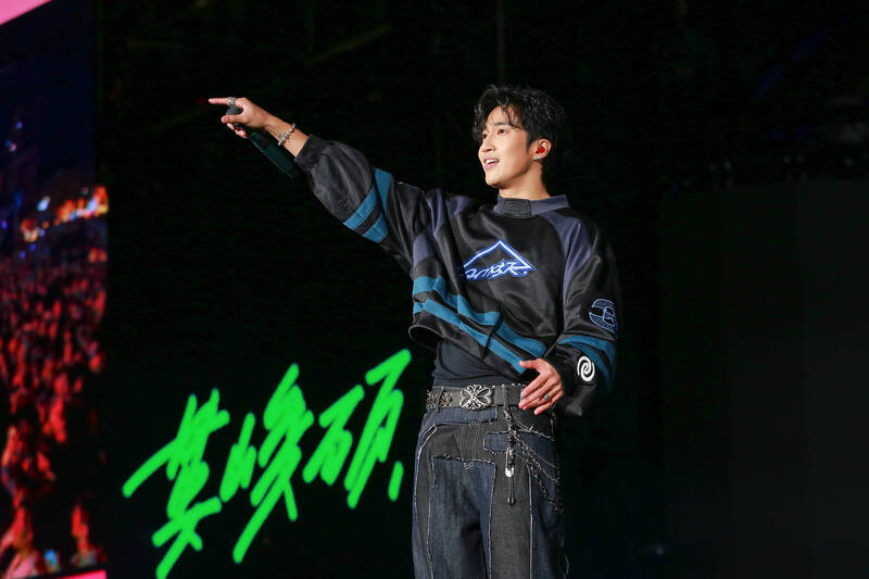 婁峻碩演出後心情大好，親口透露焦凡凡懷男寶寶。（TVBS提供）