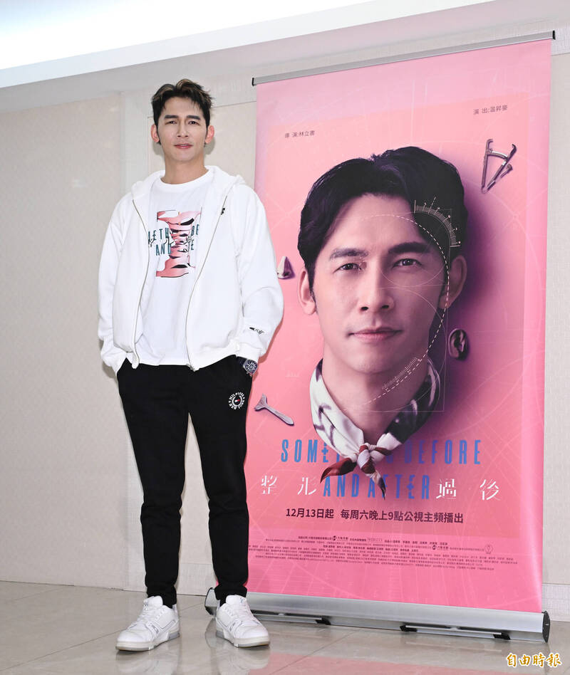 温昇豪笑稱李進良行醫是屬於「勸退型」。（記者胡舜翔攝）