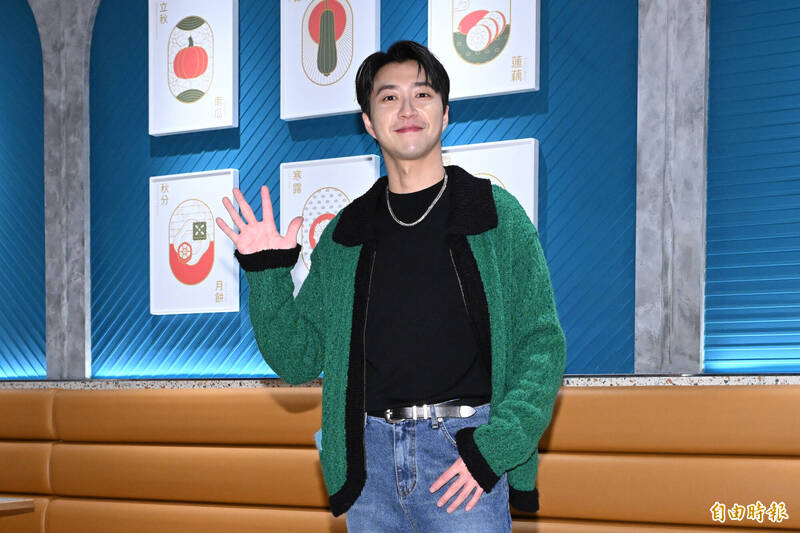 江宏傑今出席《客家廚房》第二季記者會。（記者胡舜翔攝）