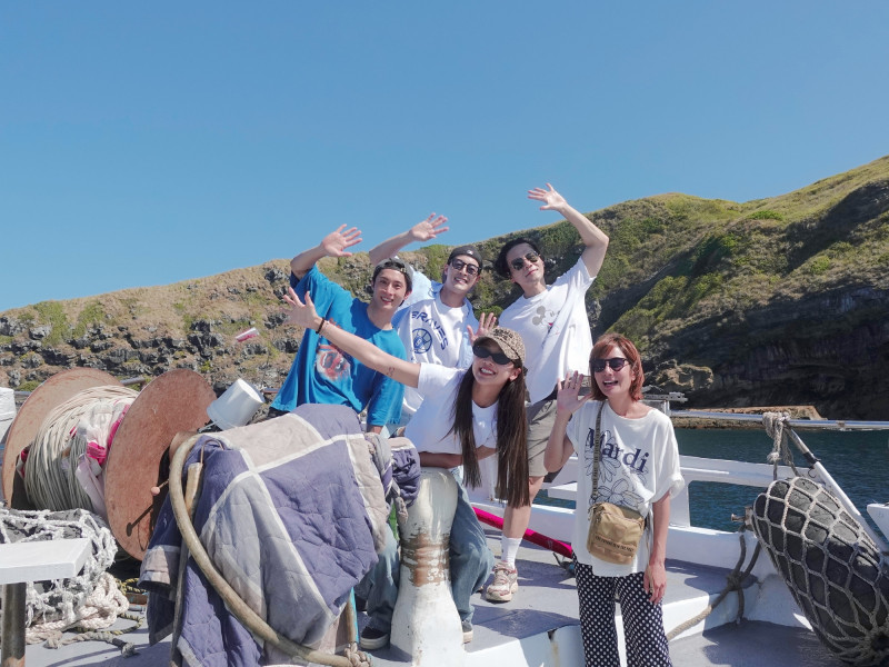 阿本（左起）、Wish朱宇謀、鬼鬼、Kevin以及莎莎。（好看娛樂提供）