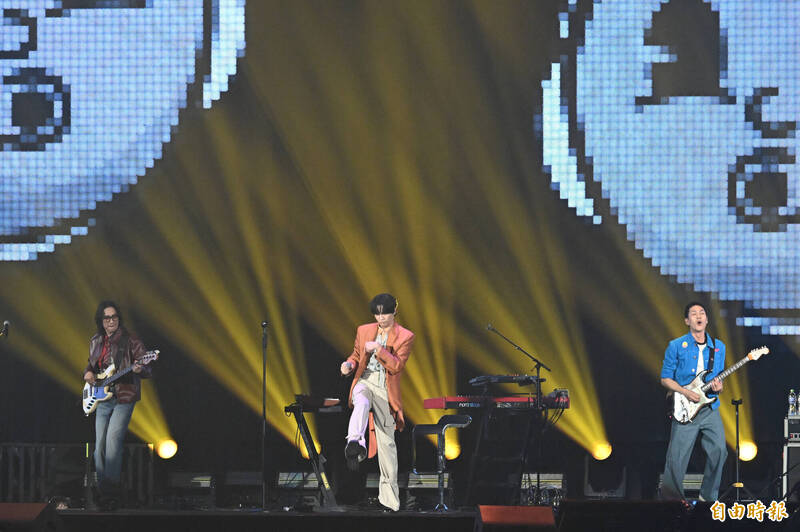 宇宙人演唱會。（記者胡舜翔攝）