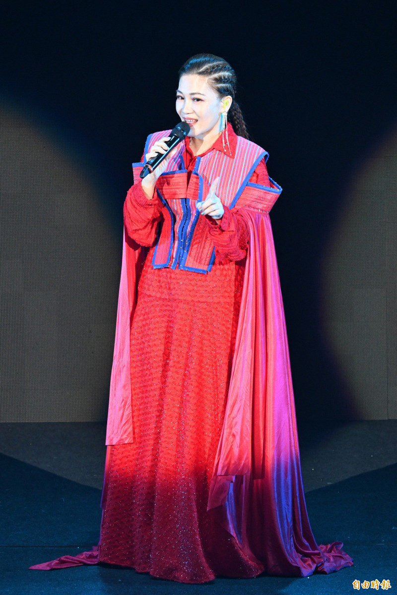 台語天后黃妃今晚舉辦演唱會。（記者胡舜翔攝）