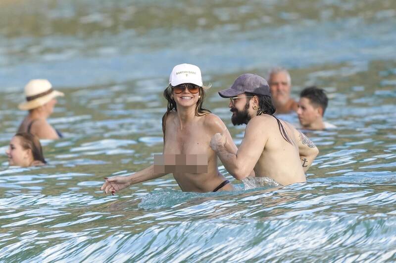 名模「碗公奶」失守大解放！老公大方不怕看