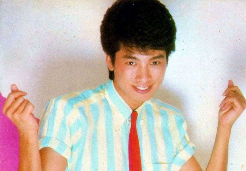年輕時的曹西平。（翻攝自曹西平臉書）
