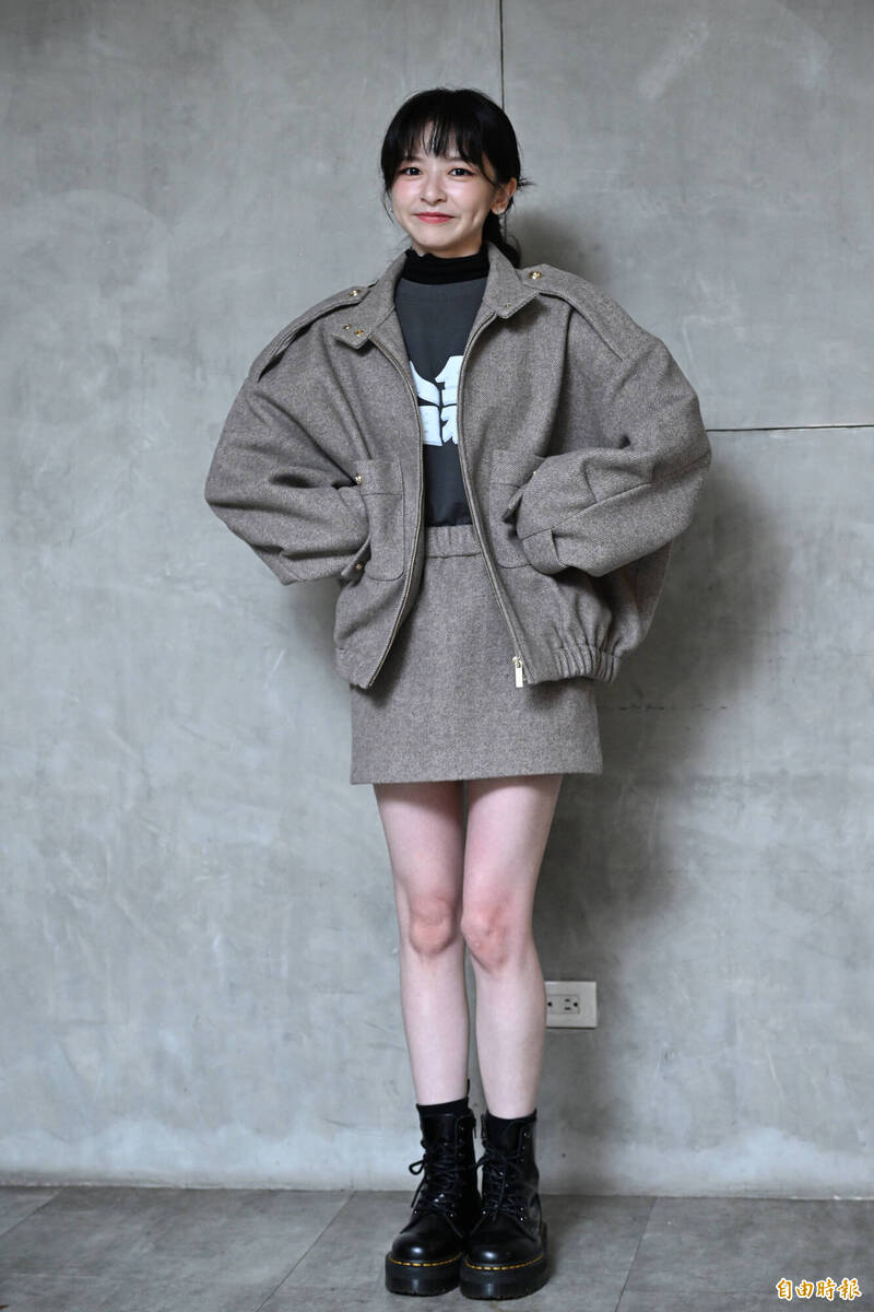 陳姸霏有買房夢。（記者胡舜翔攝）