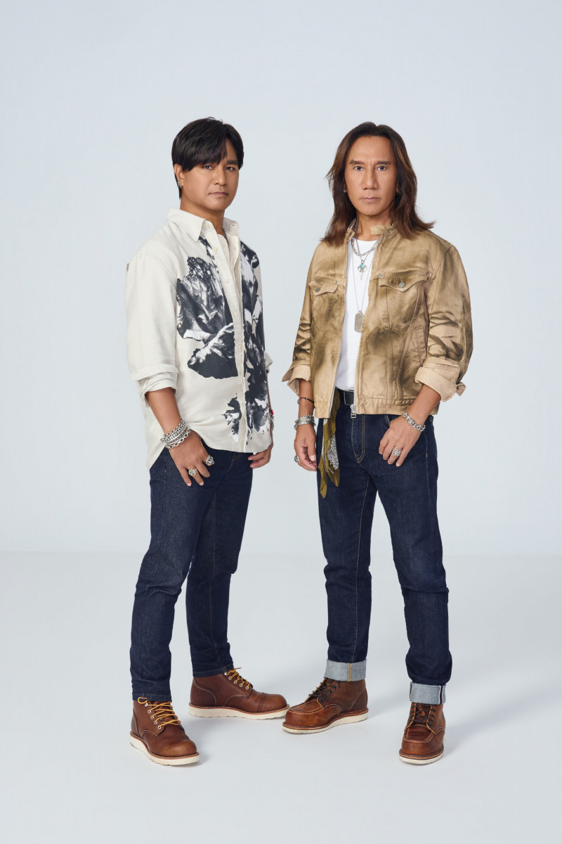 動力火車尤秋興（左）和顏志琳不擔心體力問題。（華研國際提供）