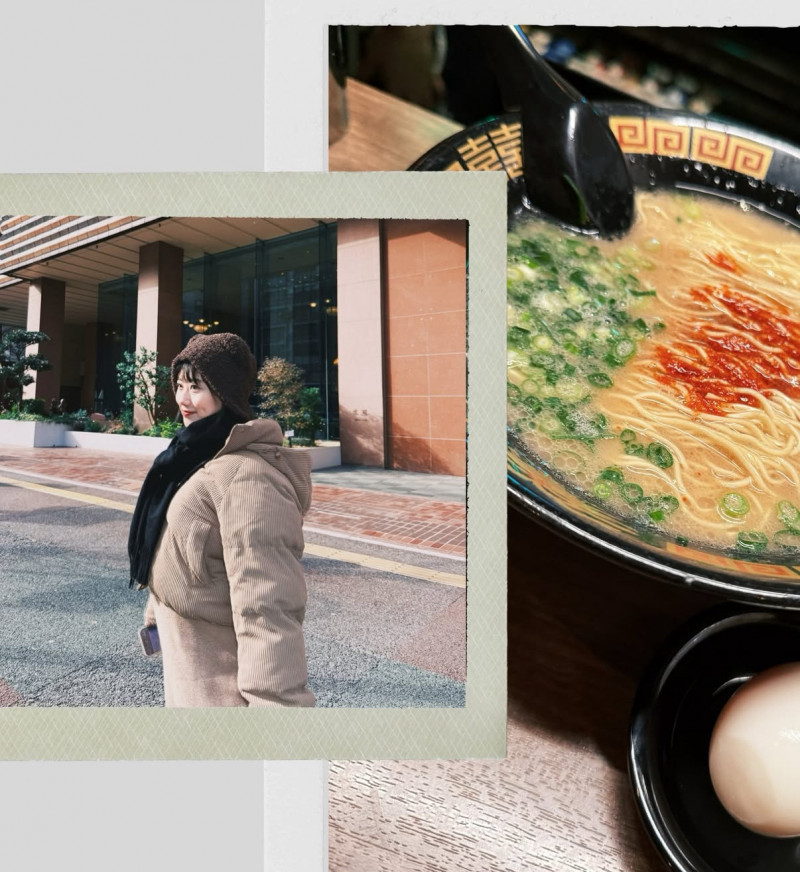 即使穿著厚外套，焦凡凡圓滾滾孕肚依然相當明顯。（翻攝自IG）