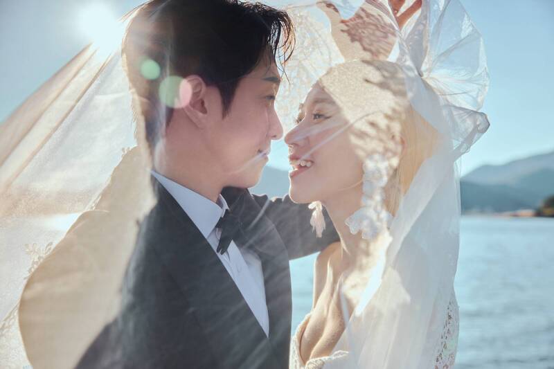 陳漢典形容自己像富士山，會「永遠穩定地陪在她身邊」，浪漫告白甜度破表。（天地合娛樂提供）