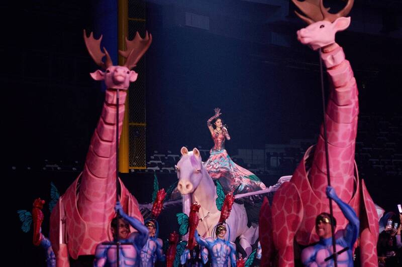 蔡依林騎上飛馬繞場，演唱會內容實在太強。（資料照，凌時差提供）