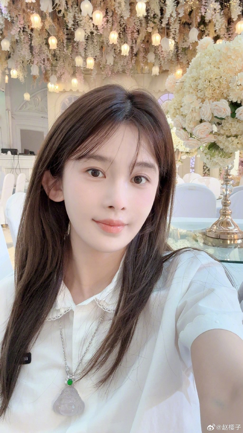 趙櫻子曾經動臉。（翻攝自微博）