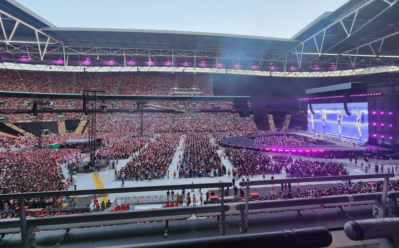 K-pop風靡全球；示意圖為BLACKPINK的演唱會。（達志影像）