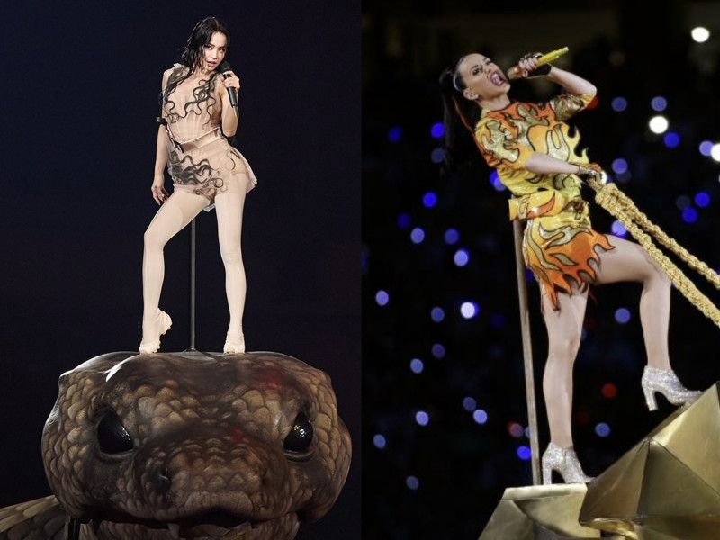 天后力挺天后！蔡依林騎巨蟒太炸裂 釣出凱蒂佩芮朝聖