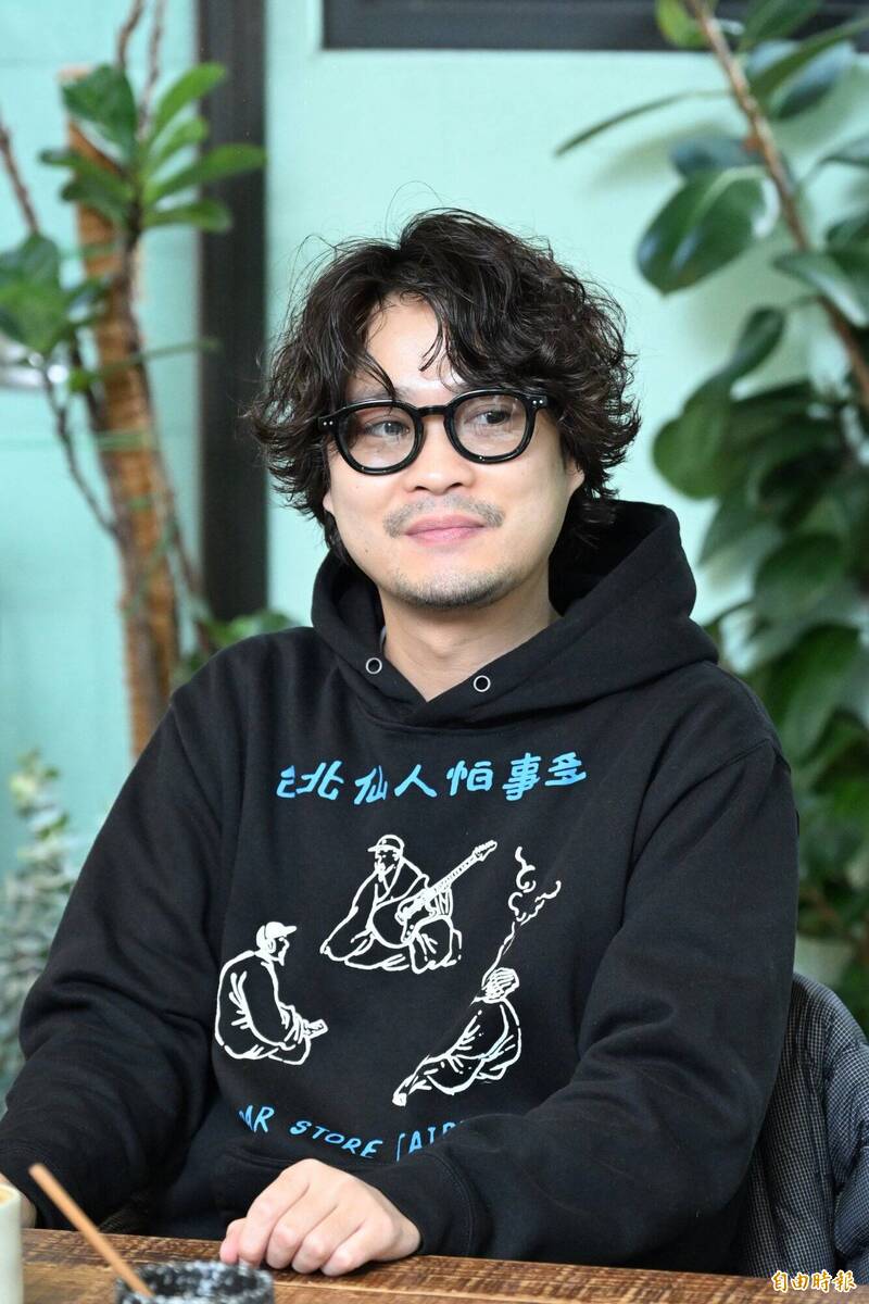 日本動畫電影《無名の人生》導演鈴木龍也繼金馬影展後再度來台宣傳。（記者胡舜翔攝）