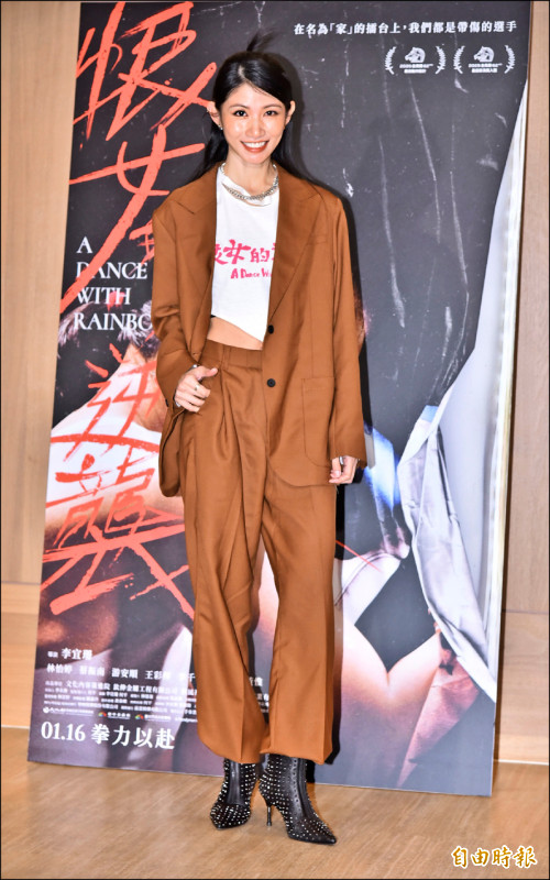 李千娜在《恨女的逆襲》飾演游安順的「小三」。（記者陳奕全攝）