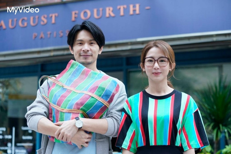 姚淳耀（左）、郭書瑤（右）在《何百芮的地獄戀曲》有多場對手戲。（台灣大哥大MyVideo提供）