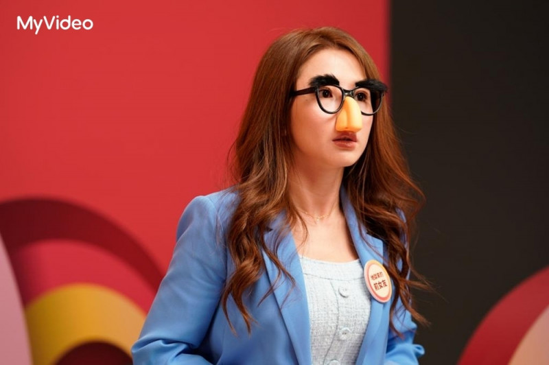 郭書瑤在《何百芮的地獄戀曲》因痛罵劈腿前男友成為話題網紅。（台灣大哥大MyVideo提供）