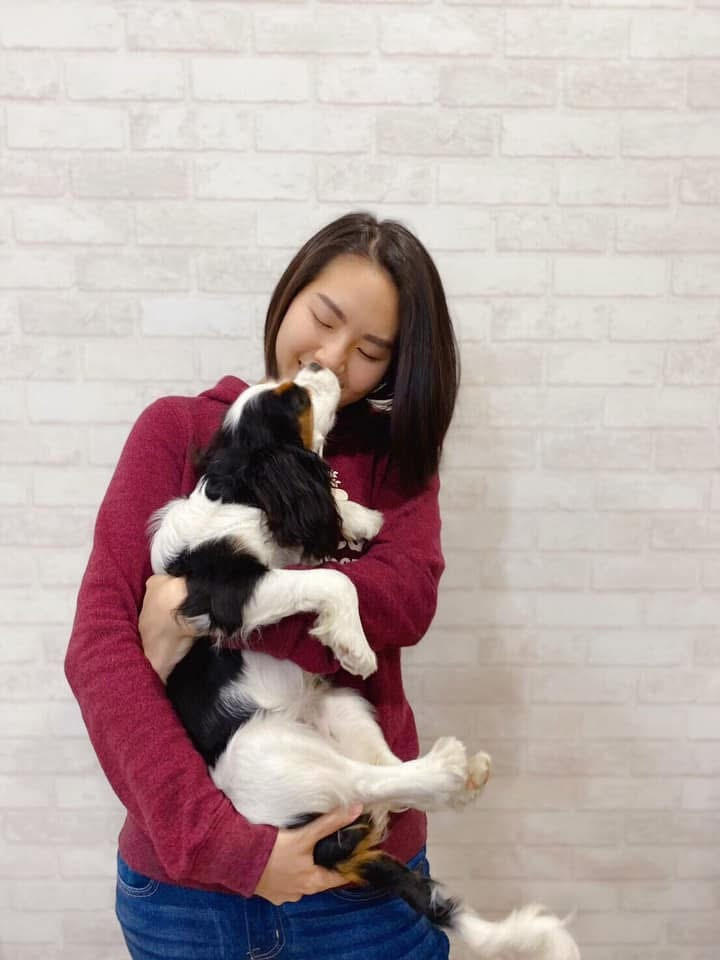 蕭煌奇老婆私底下相當愛護小動物。（翻攝自臉書）