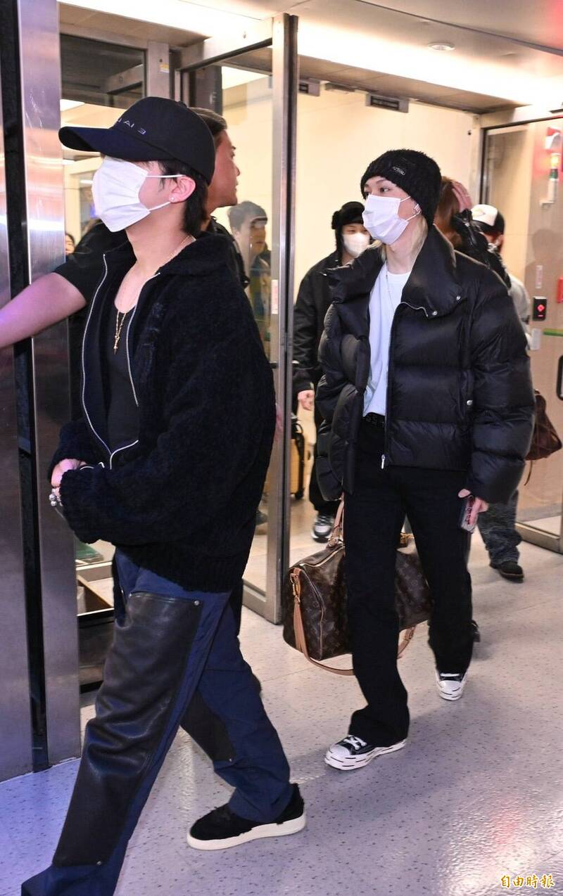 Stray Kids徐彰彬、Felix。（記者劉信德攝）