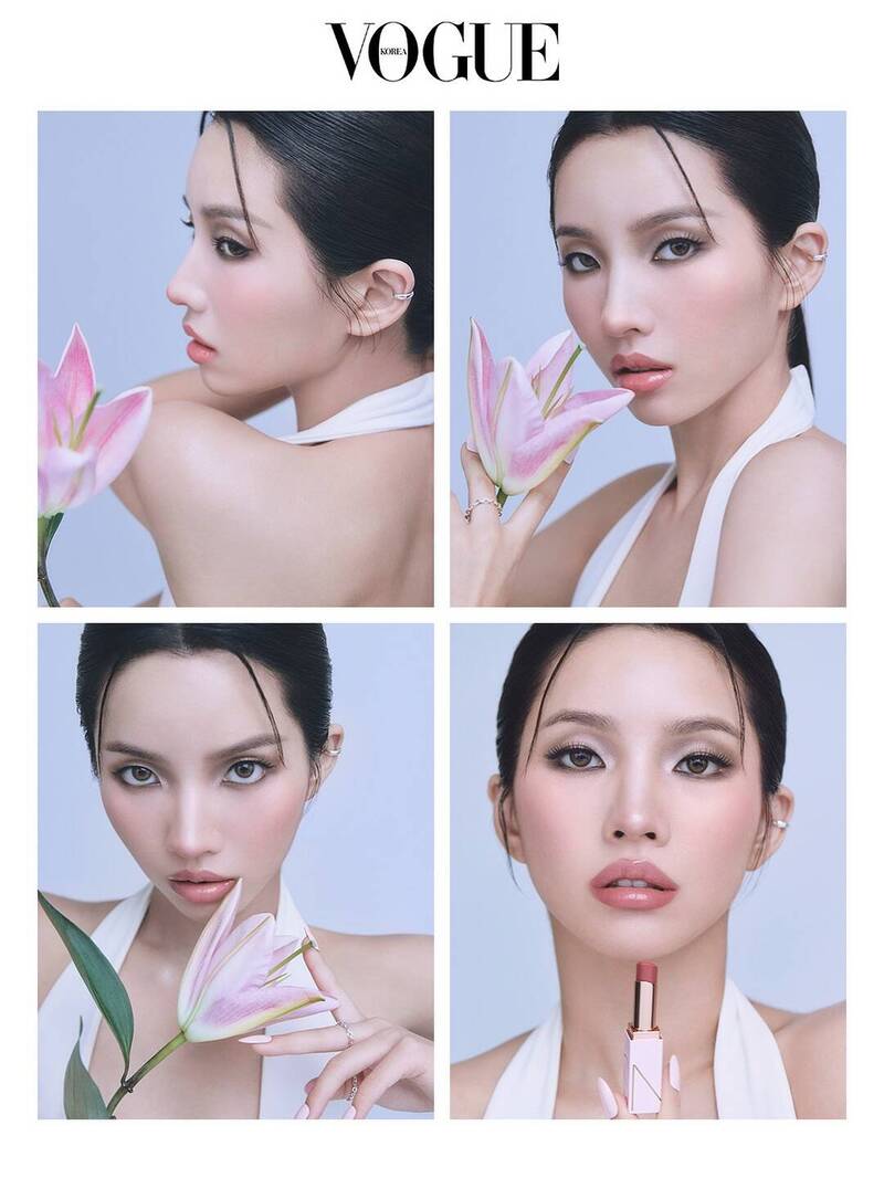 田小娟拍攝時尚雜誌單元展現出反轉魅力。（翻攝自IG）