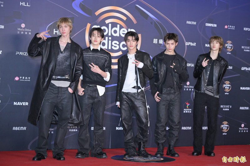 CORTIS獲頒新人獎。（記者王文麟攝）