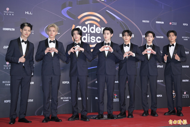 金唱片－ENHYPEN。（記者王文麟攝）