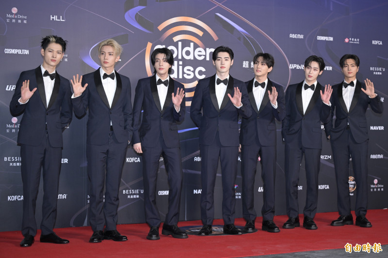 金唱片－ENHYPEN。（記者王文麟攝）