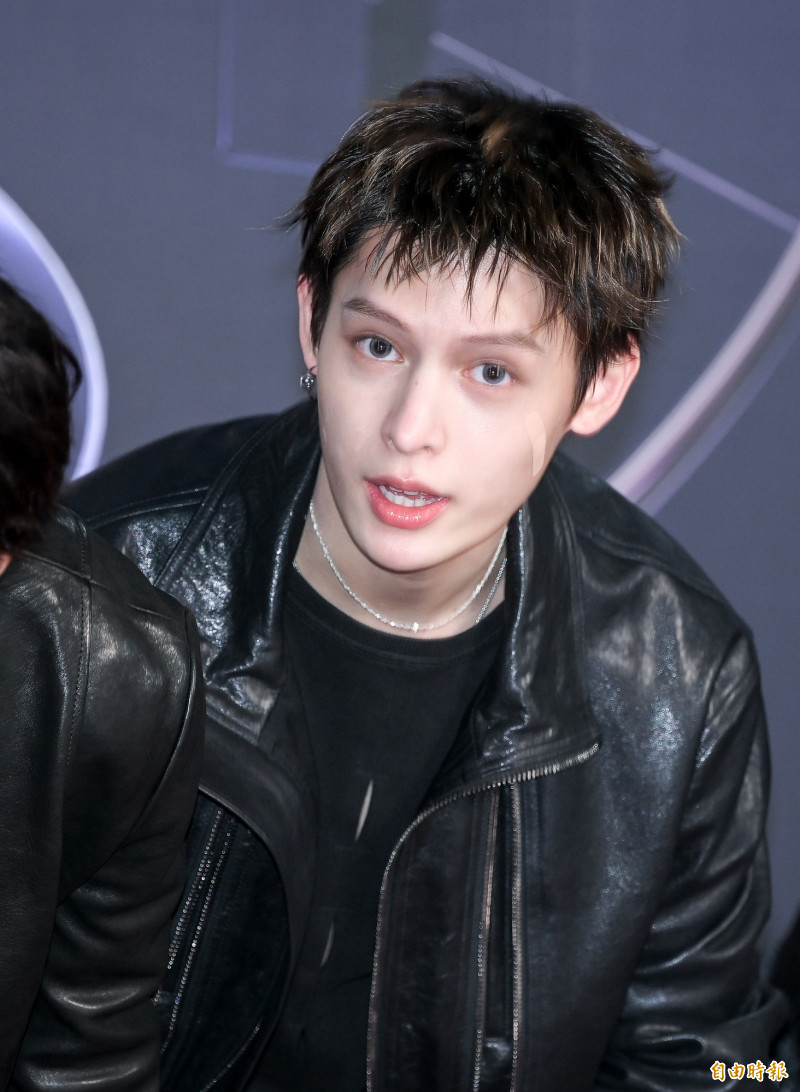 金唱片－CORTIS趙雨凡JAMES。（記者王文麟攝）