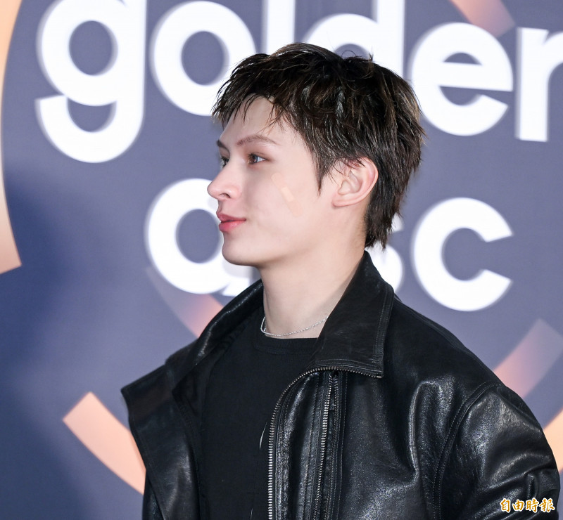 金唱片－CORTIS趙雨凡JAMES。（記者王文麟攝）